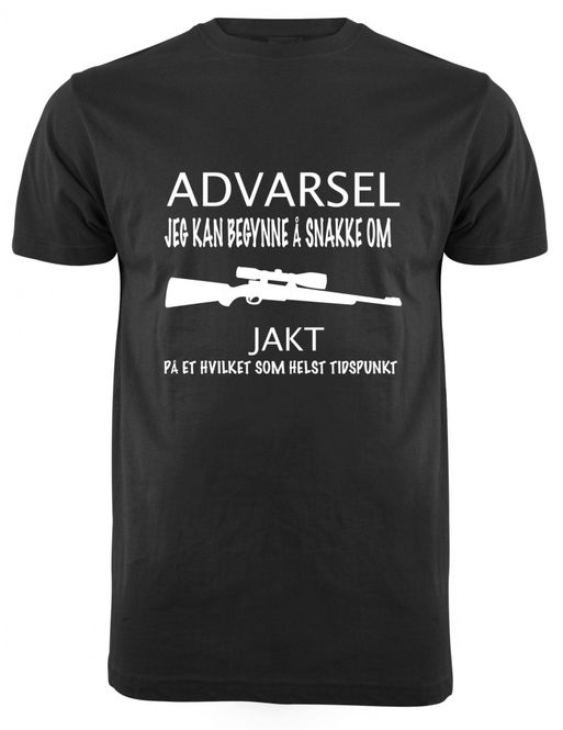 Hovedbilde ADVARSEL JAKT T-SKJORTE