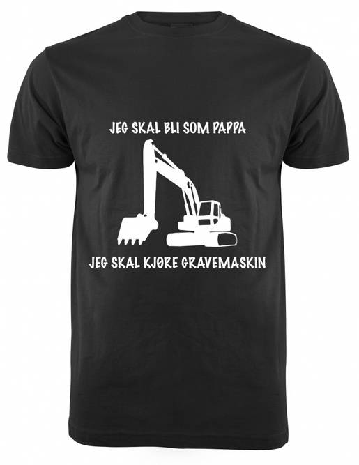 Hovedbilde JEG SKAL BLI SOM PAPPA,JEG SKAL KJØRE GRAVEMASKIN ...