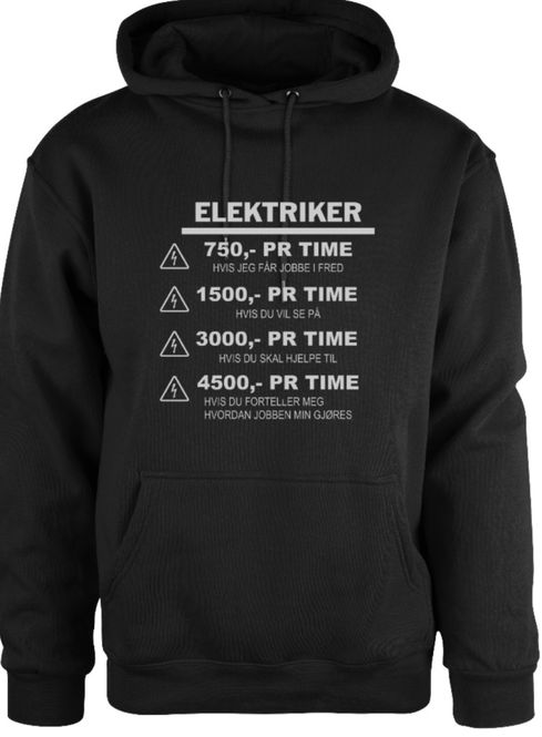 Hovedbilde PRISLISTE FOR ELEKTRIKERE - HETTEGENSER